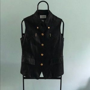 Leather vest
